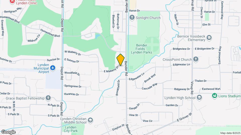 560 E Maberry Dr Map and Location Details
