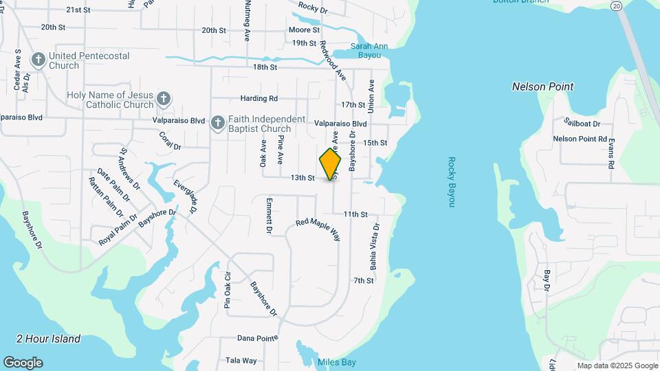 1702 Sycamore Ave Map and Location Details