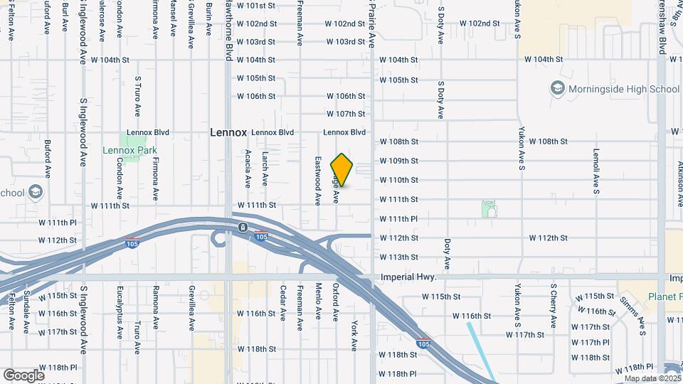 11028 S Osage Ave Mapa y Detalles de la Ubicación