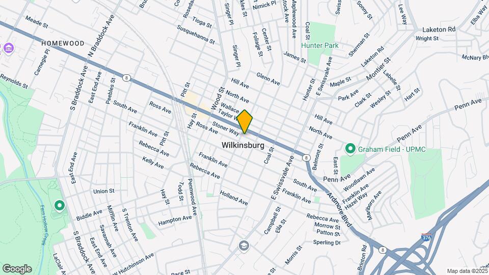 908 Center St Mapa y Detalles de la Ubicación