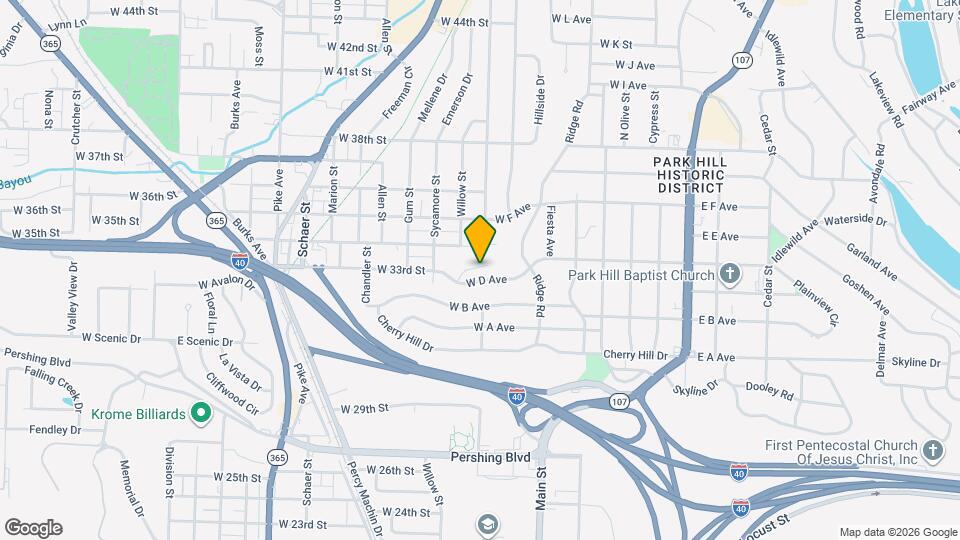 300 W 33rd Pl Map and Location Details