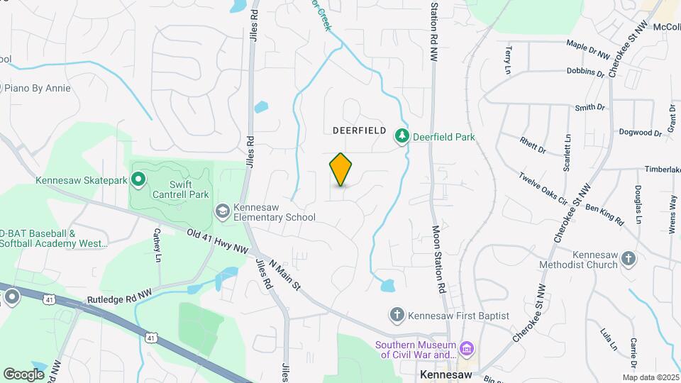 1021 Coker Cir NW Map and Location Details