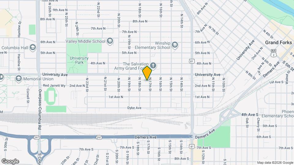 1708 2nd Ave N Map and Location Details