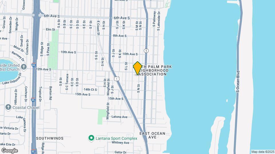 1217 S N St-Unit -APT 1 Map and Location Details