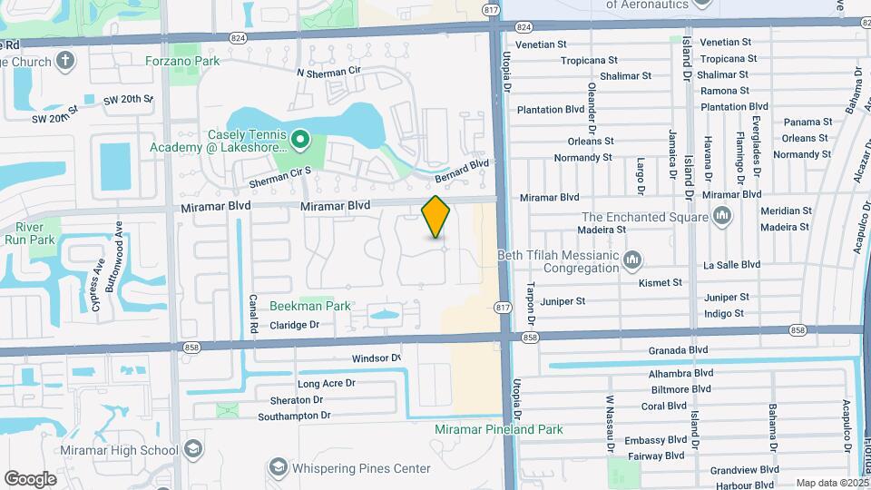8223 SW 27th St Map and Location Details
