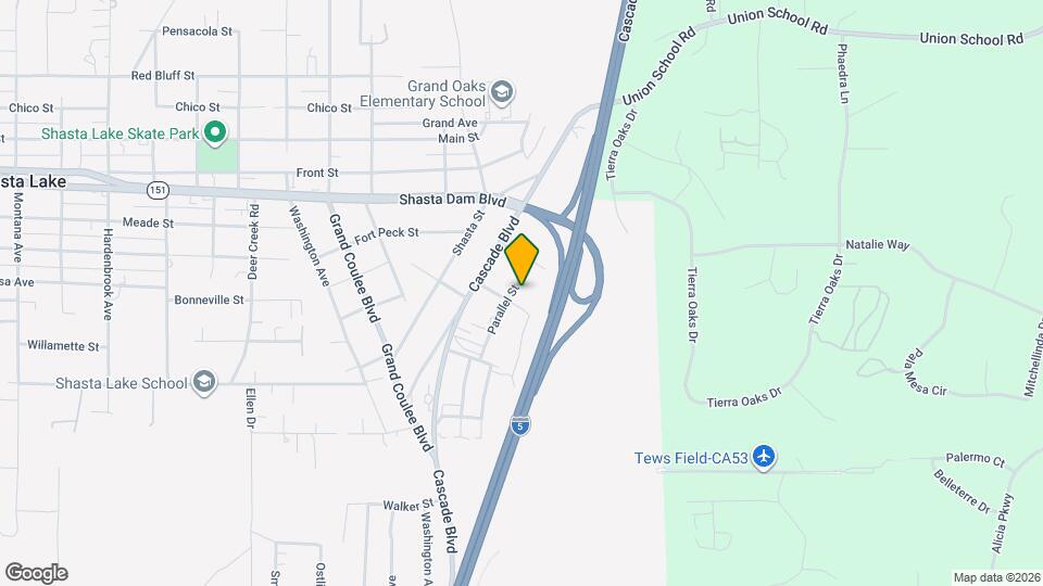 1849 Parallel St Map and Location Details