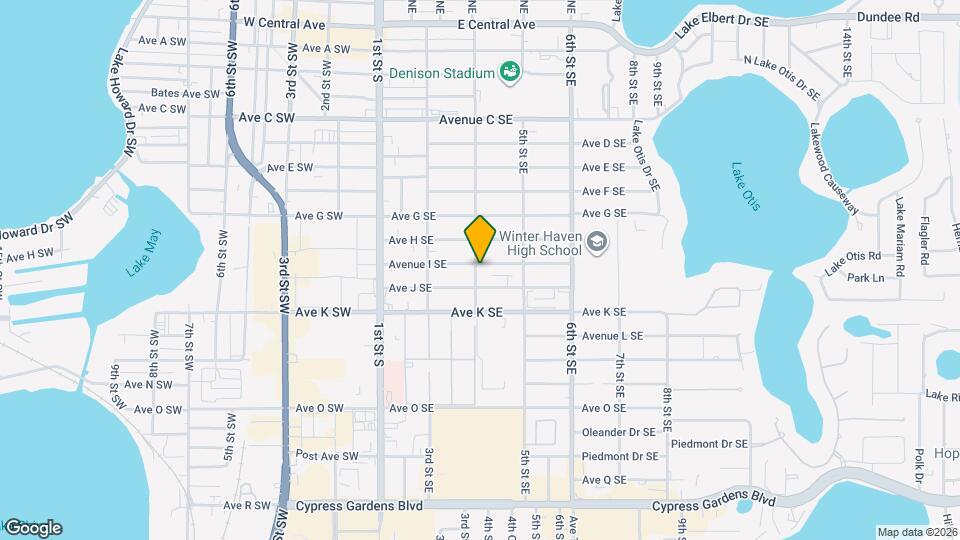 400 Avenue I SE Map and Location Details