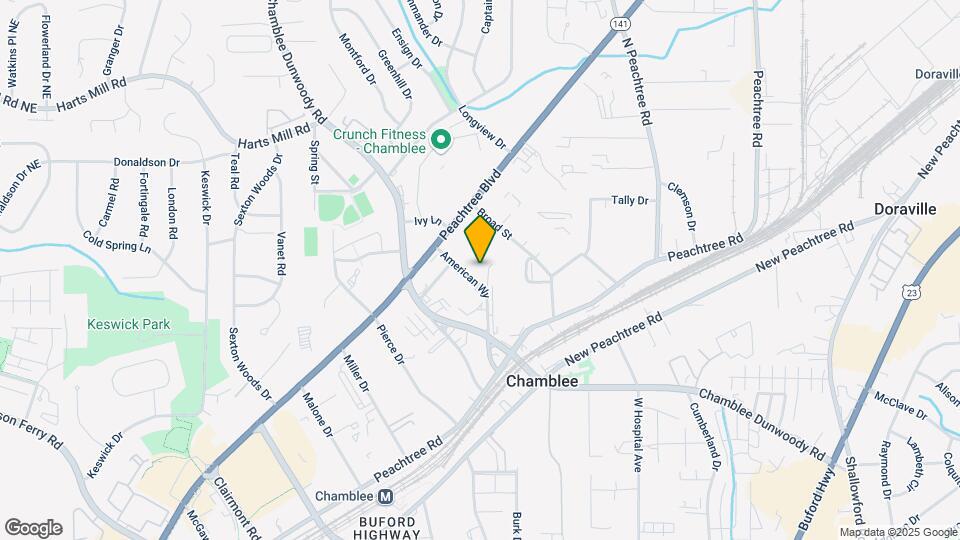 Chamblee City Heights Apartments Mapa y Detalles de la Ubicación