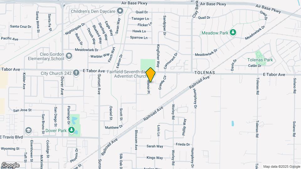 1950 Manor Pl Map and Location Details