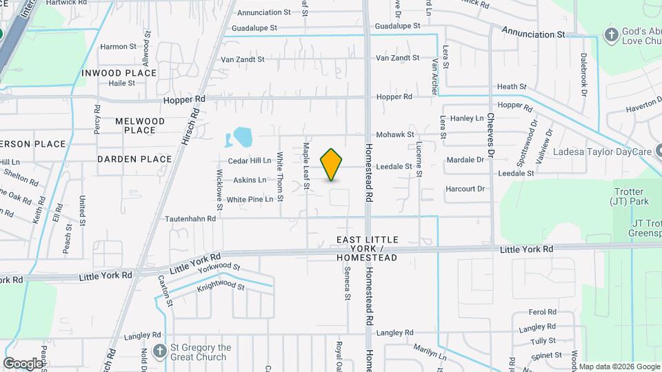 5815 Northern Oak St Map and Location Details