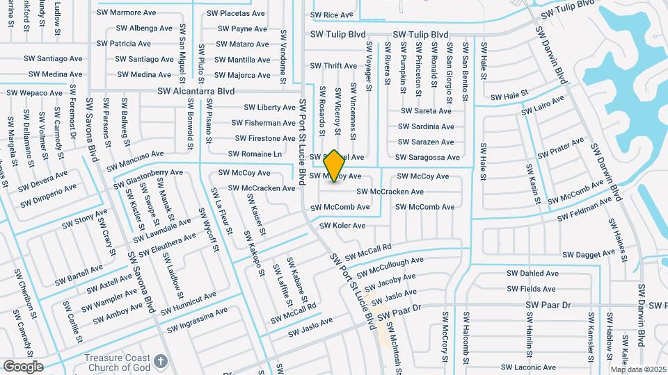 865 SW McCracken Ave Map and Location Details