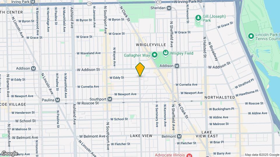 3525 N Racine Ave, Unit # 0W1 Mapa y Detalles de la Ubicación