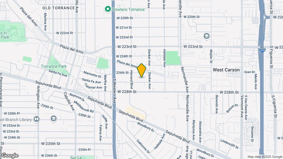 1533 W 227th St Map and Location Details