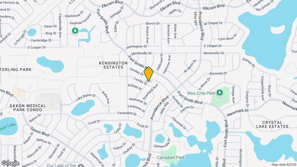 1582 Lavilla St Map and Location Details