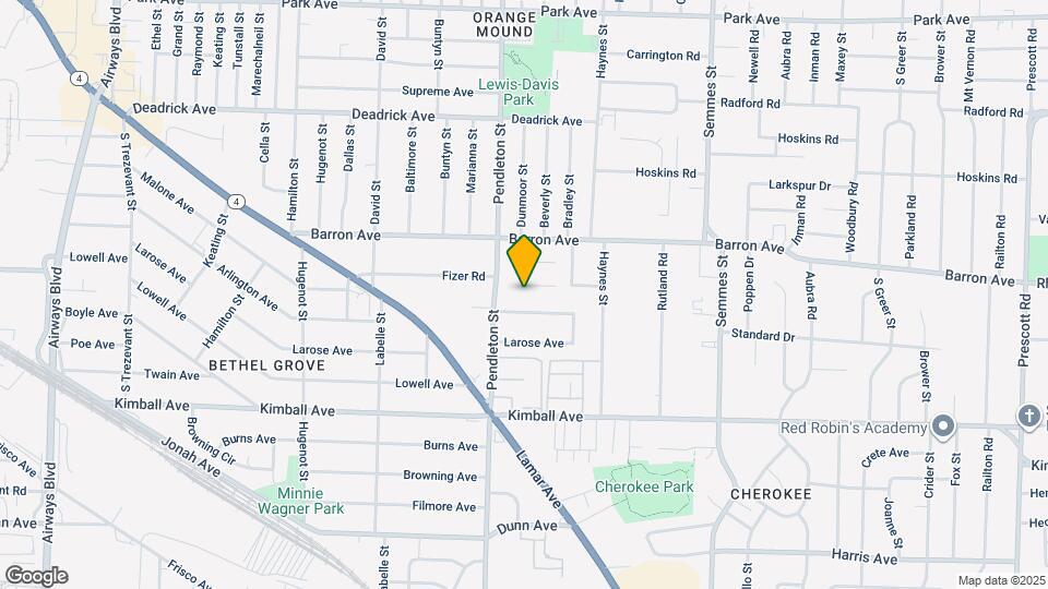2815 S Dunmoor St Map and Location Details