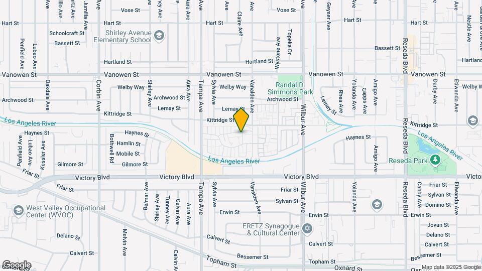 6561 Vanalden Ave, Unit 3 Map and Location Details