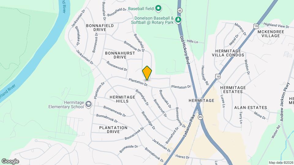 3936 Plantation Dr Map and Location Details