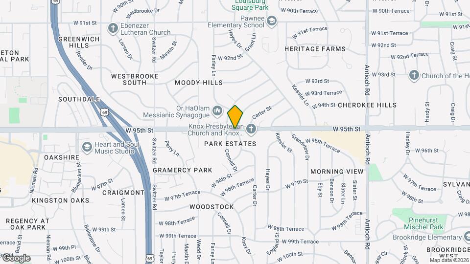 9500 Knox Dr Map and Location Details