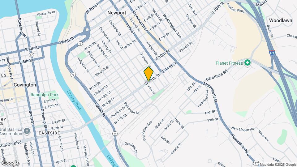 116 W 11th St Map and Location Details