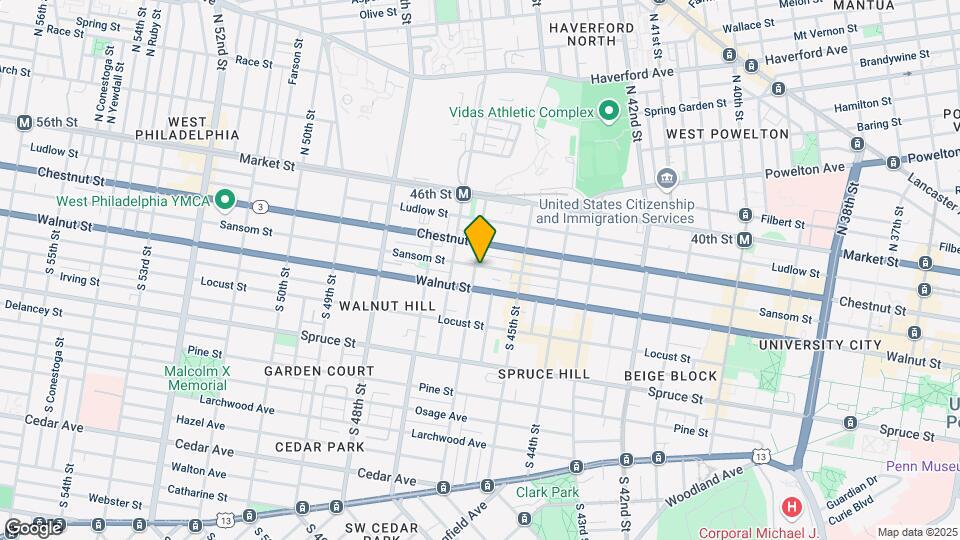 135 S 46th St Map and Location Details