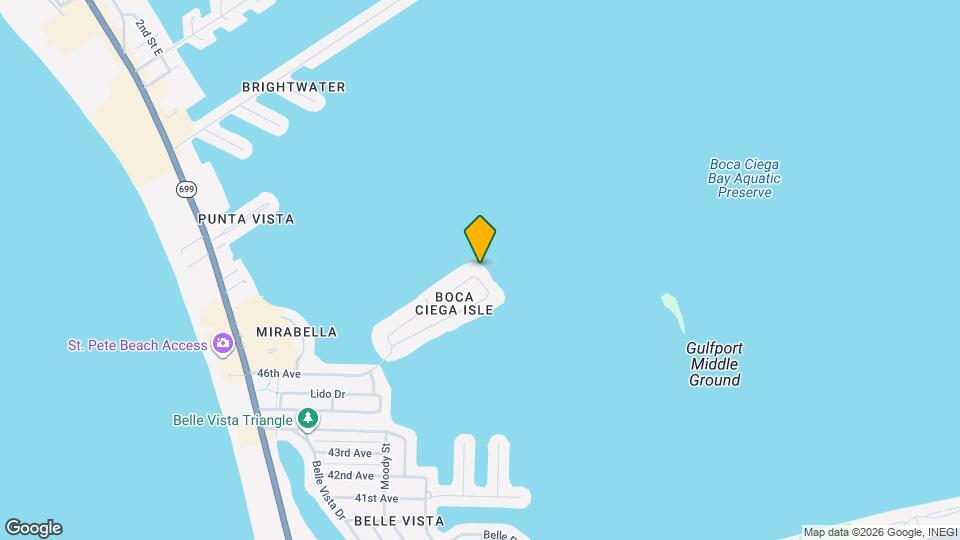 980 Boca Ciega Isle Dr Map and Location Details