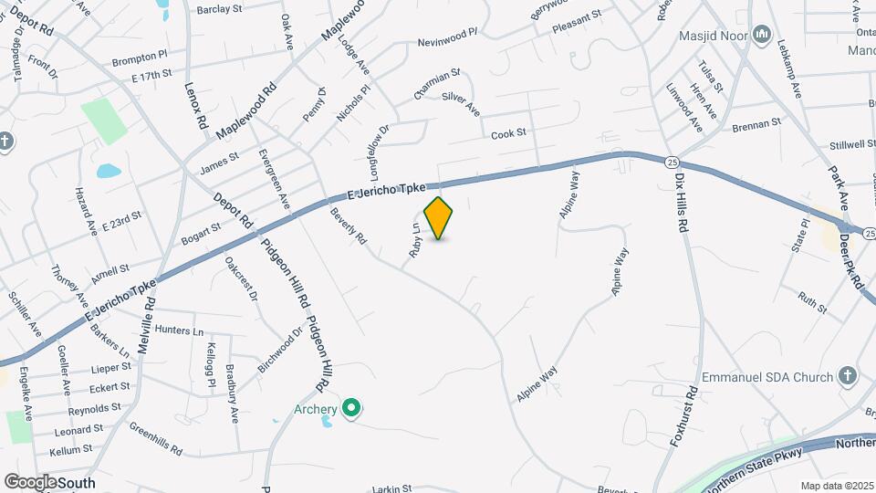 22 Emerald Ln Map and Location Details