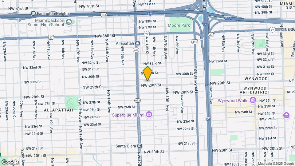 1137 NW 29th St Map and Location Details
