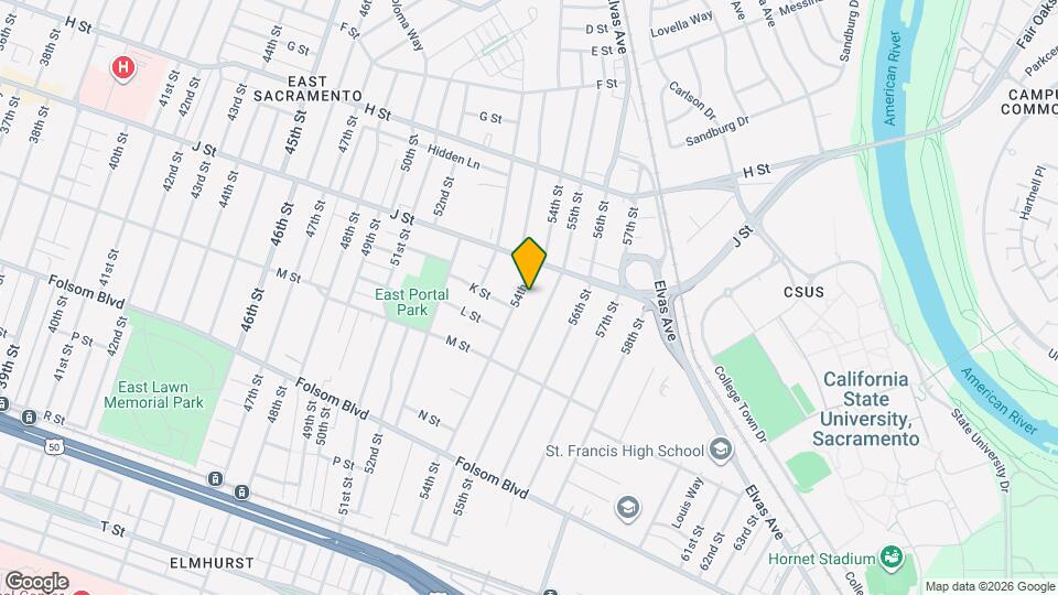 1055 54th St Map and Location Details