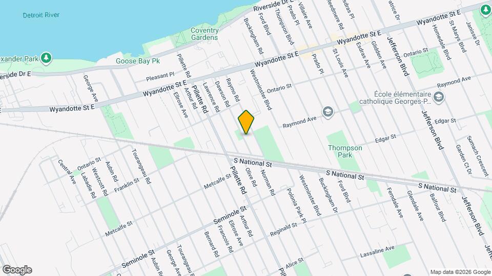 1032 Dawson Rd Map and Location Details