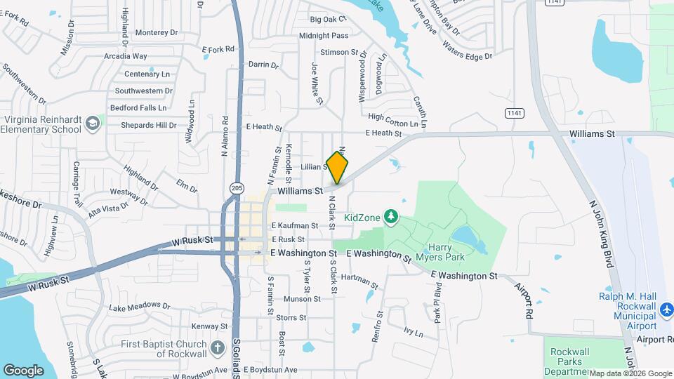 704 Williams St Map and Location Details