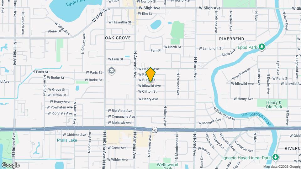 2301 W Idlewild Ave Map and Location Details