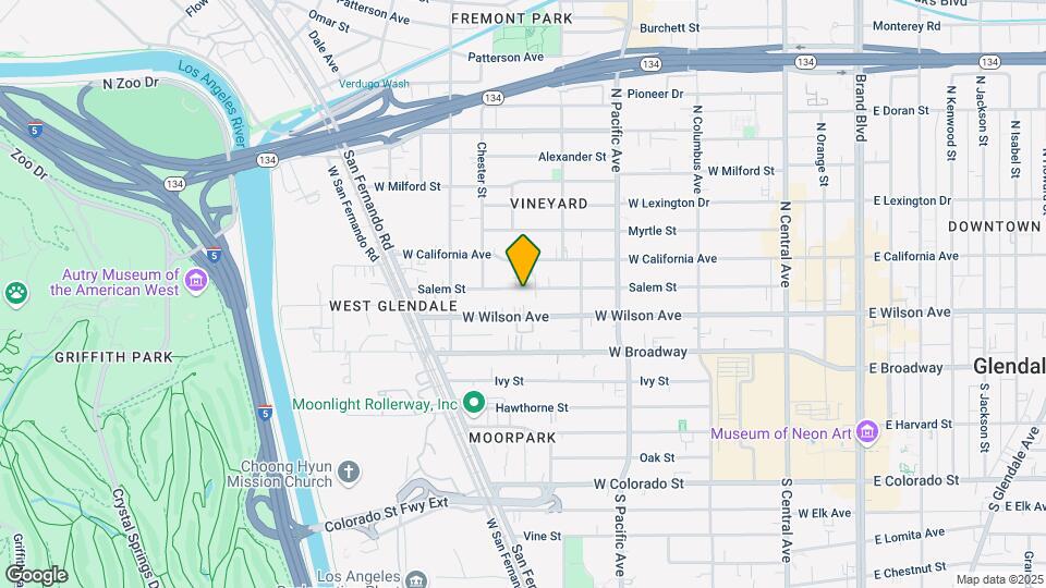638 Salem St Map and Location Details
