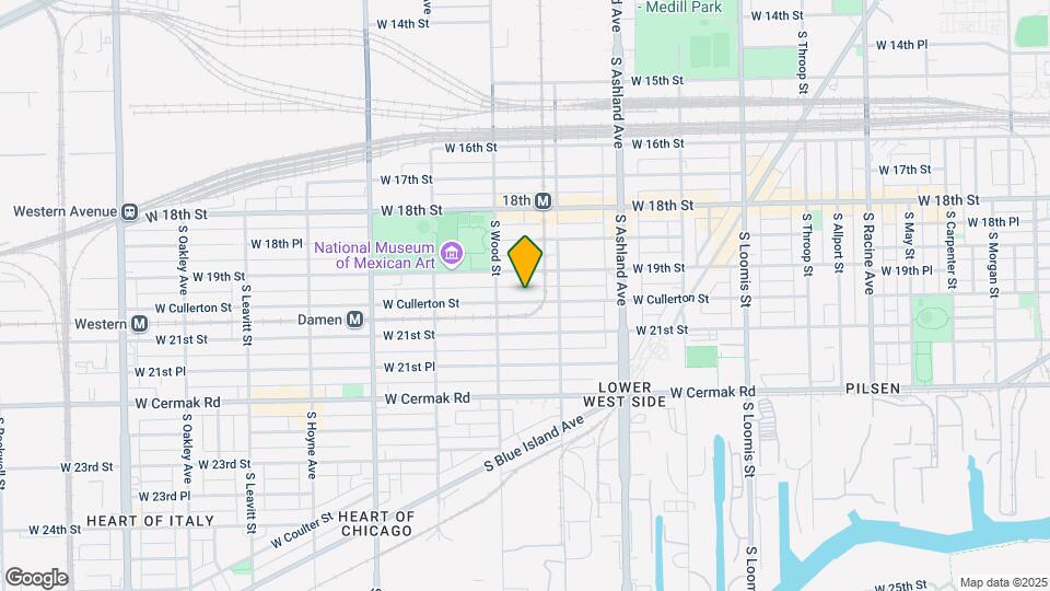 1732 W Cullerton St Map and Location Details