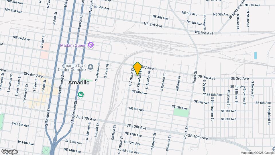 404 S Cleveland St Map and Location Details