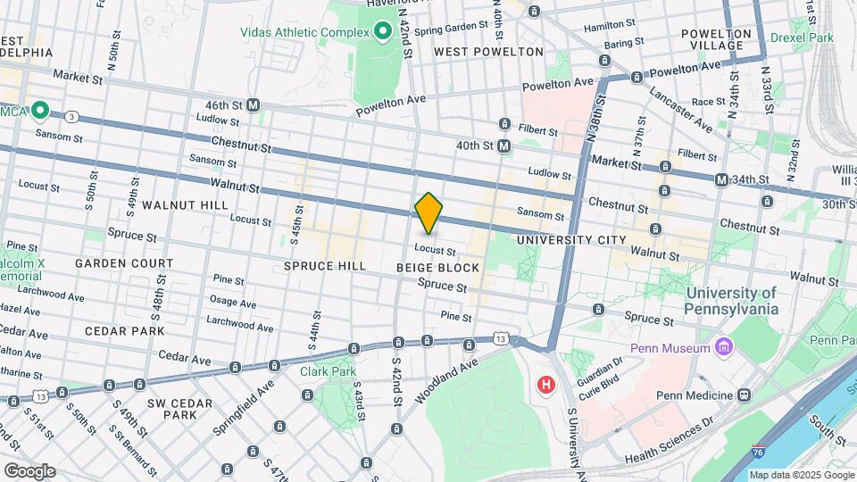 210 S 41st St Map and Location Details