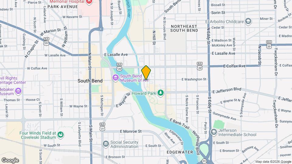 106 S Niles Ave Map and Location Details