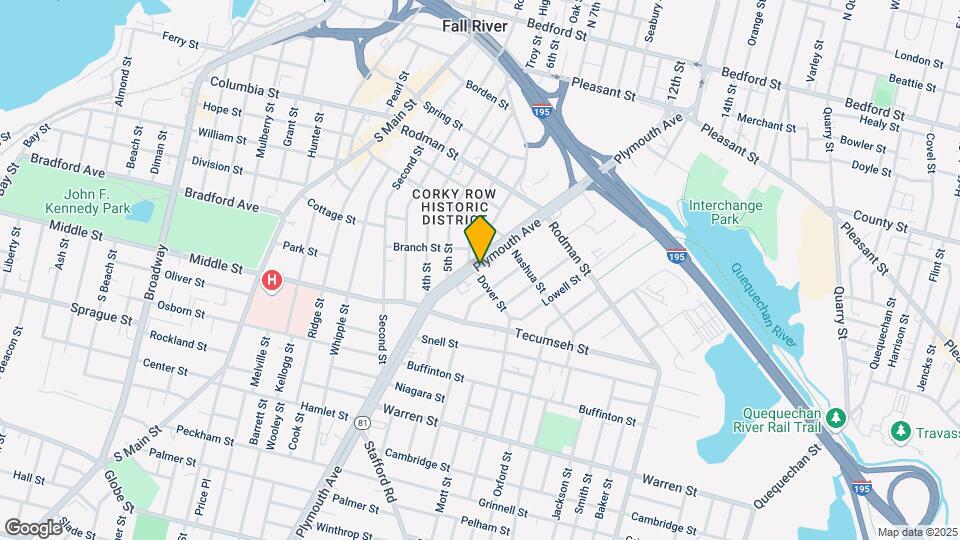 6 Dover St, Unit 1 Map and Location Details