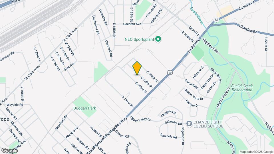1510 E 195th St Map and Location Details