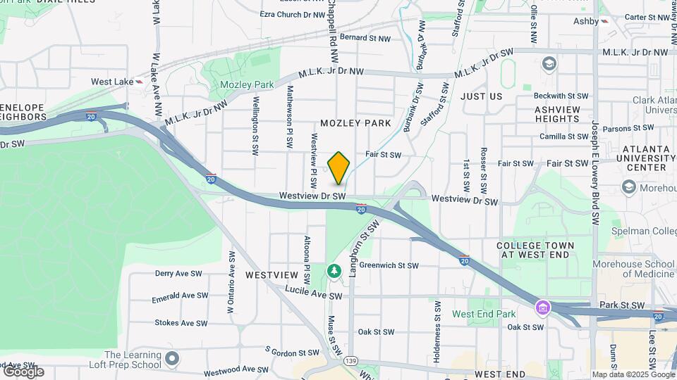 1393 Westview Dr SW Map and Location Details