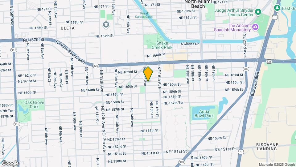 1511 NE 160th St Mapa y Detalles de la Ubicación