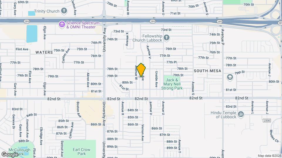 7814 Vernon Ave Mapa y Detalles de la Ubicación