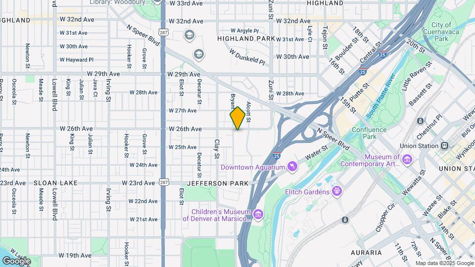 2540 Bryant St Map and Location Details