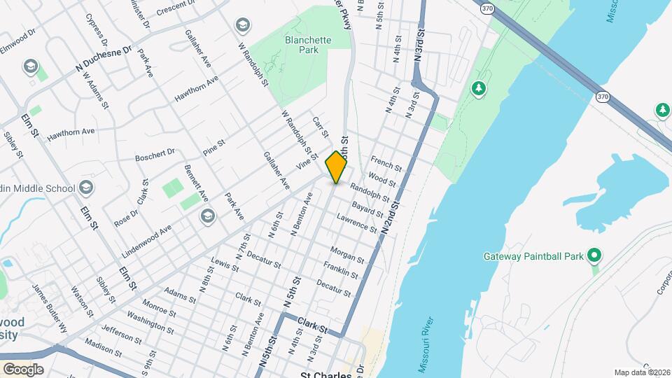 1210 N 5th St Map and Location Details