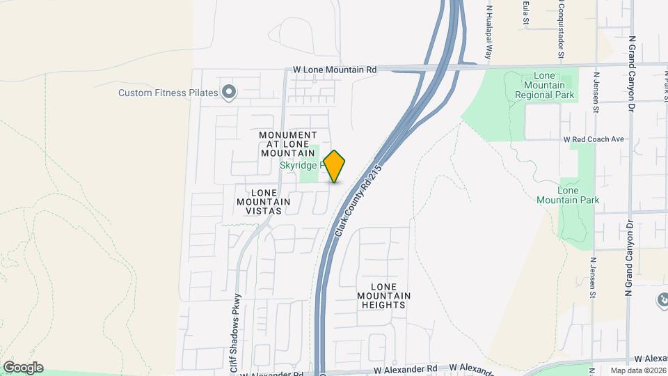 4458 Yellow Harbor St Mapa y Detalles de la Ubicación