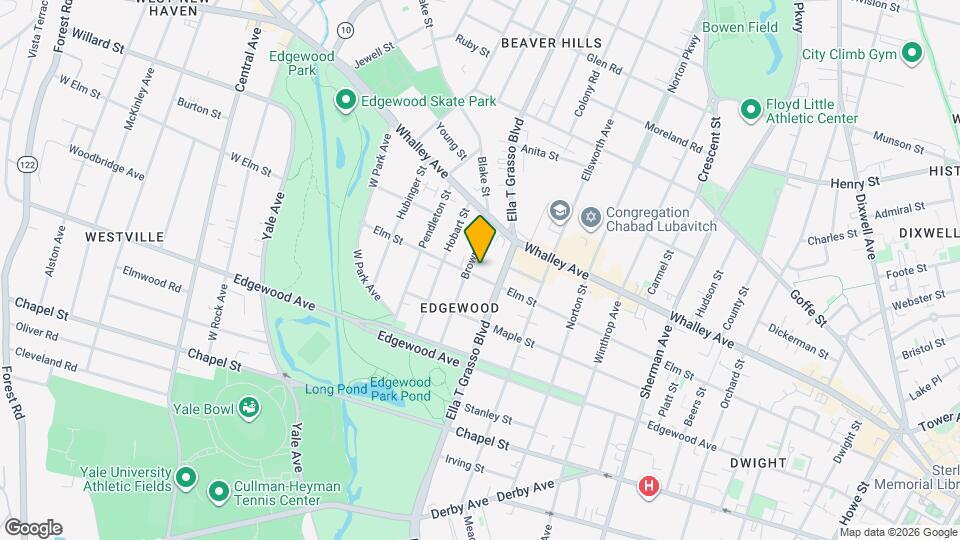 879 Elm St, Unit 1 Map and Location Details