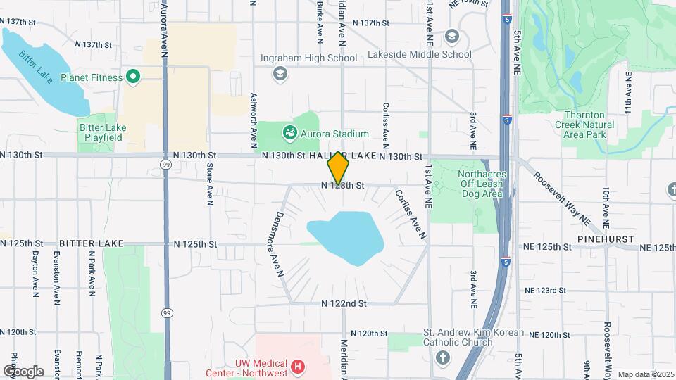 1765 N 128th St Map and Location Details