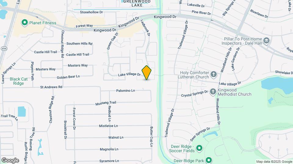 1802 Whispering Forest Dr Map and Location Details