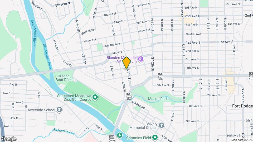 308 S 8th St, Unit 4 Map and Location Details