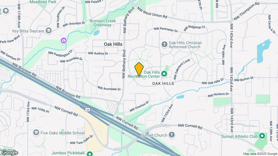 15590 NW Norwich Cir Map and Location Details