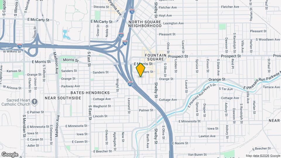 1306 Ringgold Ave Map and Location Details